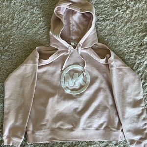 Michael Kors cold-shoulder Hoodie